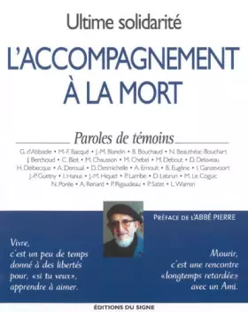 Couverture du produit · Ultime solidarité, l'accompagnement à la mort