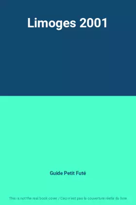 Couverture du produit · Limoges 2001