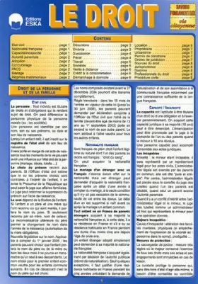 Couverture du produit · DROIT (LE)