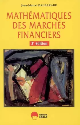 Couverture du produit · Mathématiques des marchés financiers
