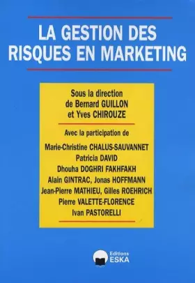 Couverture du produit · La gestion des risques en marketing