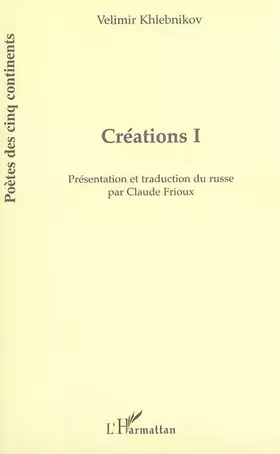 Couverture du produit · Création I