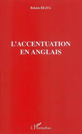 Couverture du produit · L'accentuation en anglais