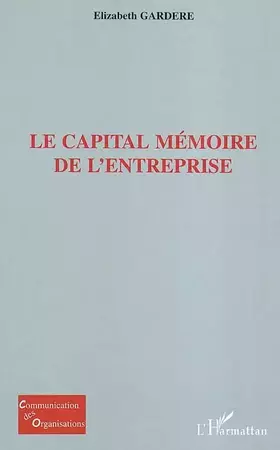 Couverture du produit · Le capital mémoire de l'entreprise