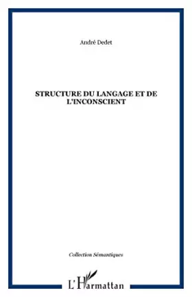 Couverture du produit · Structure du langage et de l'inconscient