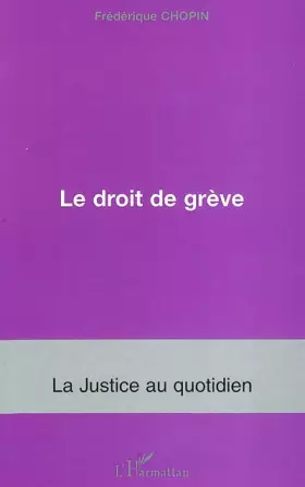 Couverture du produit · Le droit de grève