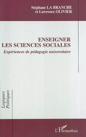 Couverture du produit · Enseigner les sciences sociales: Expériences de pédagogie universitaire