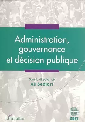 Couverture du produit · Administration, gouvernance et décision publique