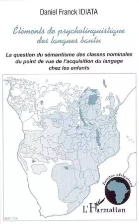 Couverture du produit · Eléments de psycholinguistique bantu