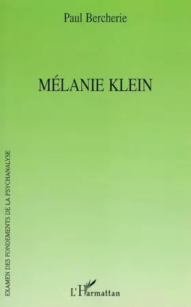 Couverture du produit · Mélanie Klein
