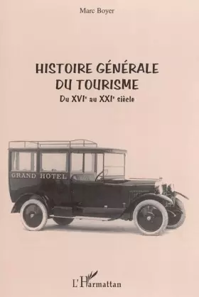 Couverture du produit · Histoire générale du tourisme