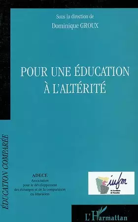 Couverture du produit · POUR UNE ÉDUCATION À L'ALTÉRITÉ
