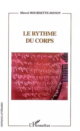 Couverture du produit · le rythme du corps