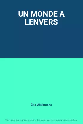 Couverture du produit · UN MONDE A LENVERS