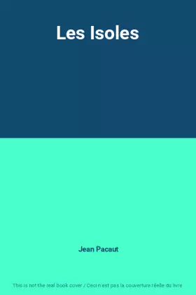Couverture du produit · Les Isoles