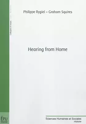 Couverture du produit · Hearing from Home