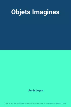 Couverture du produit · Objets Imagines