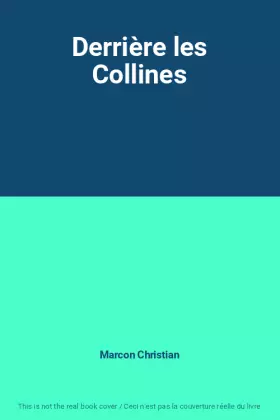 Couverture du produit · Derrière les Collines