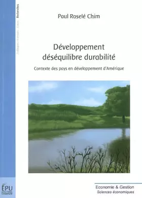 Couverture du produit · Développement déséquilibre durabilité