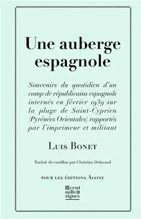 Couverture du produit · Une auberge espagnole
