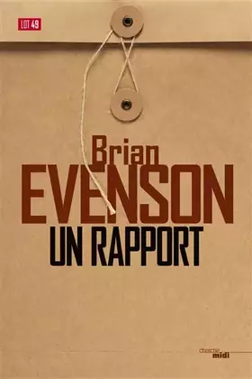Couverture du produit · Un rapport