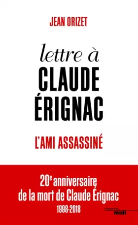 Couverture du produit · Lettre à Claude Érignac