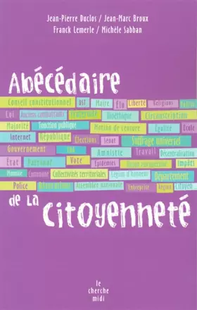 Couverture du produit · Abécédaire de la citoyenneté