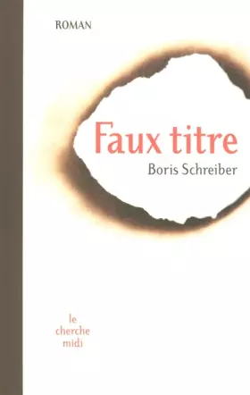 Couverture du produit · Faux titre