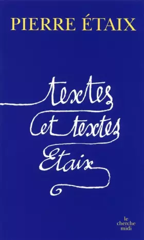 Couverture du produit · Textes et textes Étaix