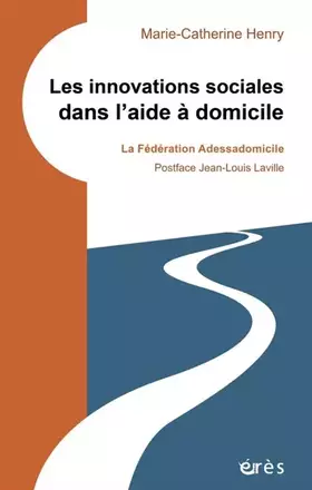 Couverture du produit · L'INNOVATION SOCIALE DANS L'AIDE A DOMICILE
