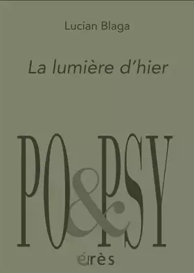 Couverture du produit · La lumière d'hier