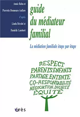 Couverture du produit · guide du mediateur familial