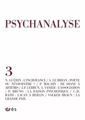 Couverture du produit · psychanalyse 03 - mission perverse