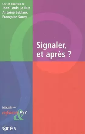 Couverture du produit · Signaler, et après ?