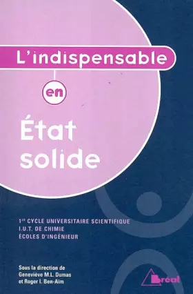 Couverture du produit · L'indispensable en état solide