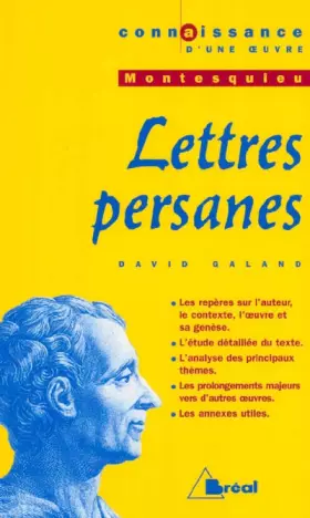 Couverture du produit · Lettres persanes, Montesquieu