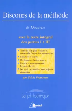 Couverture du produit · Discours de la méthode (Descartes)