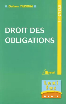 Couverture du produit · Droit des obligations 1er cycle