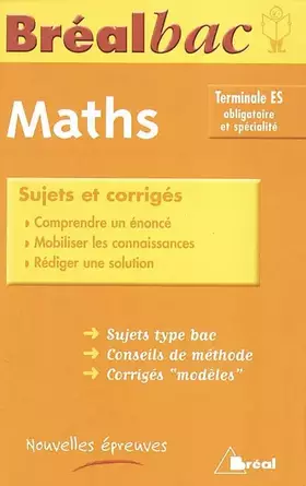 Couverture du produit · Mathématiques terminale s