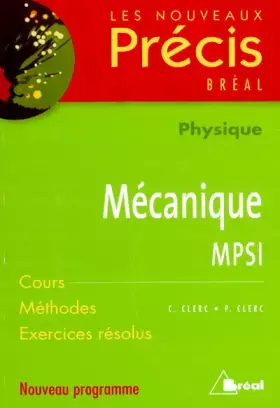 Couverture du produit · Mécanique MPSI