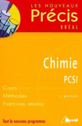 Couverture du produit · Chimie PCSI