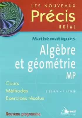 Couverture du produit · Algèbre et géométrie MP
