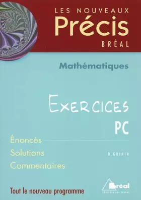 Couverture du produit · Mathématiques Exercices PC