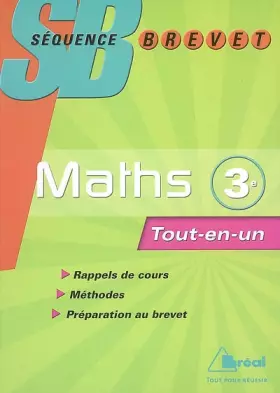 Couverture du produit · Maths 3eme tout en un