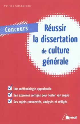 Couverture du produit · Réussir la dissertation de culture générale