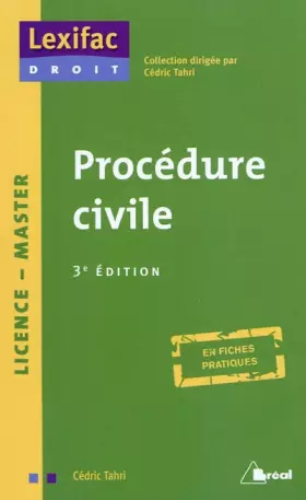 Couverture du produit · Procédure civile