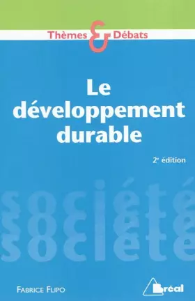 Couverture du produit · Le développement durable