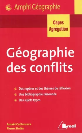 Couverture du produit · Géographie des conflits