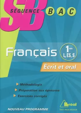 Couverture du produit · Séquence Bac Français 1eres L ES S - Ecrit Oral