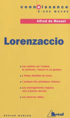 Couverture du produit · Lorenzaccio, Alfred de Musset